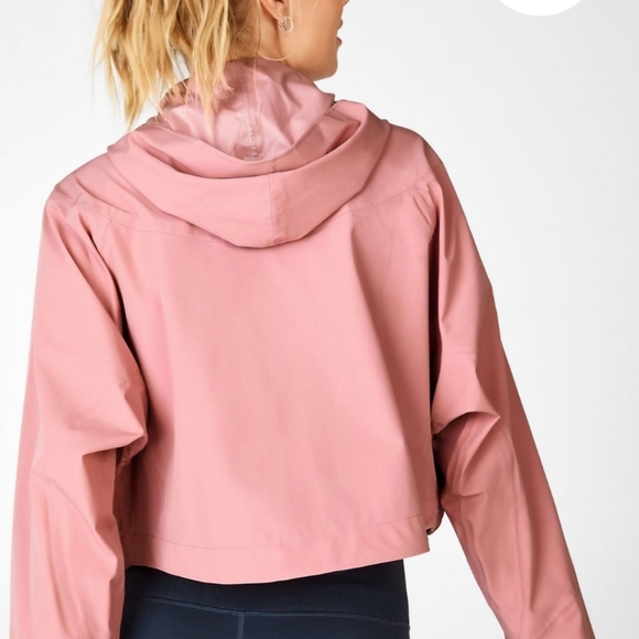New Fabletics Erika Cropped Lightweight Hooded Jacket, Sz XL, NWT - Picture 12 of 12